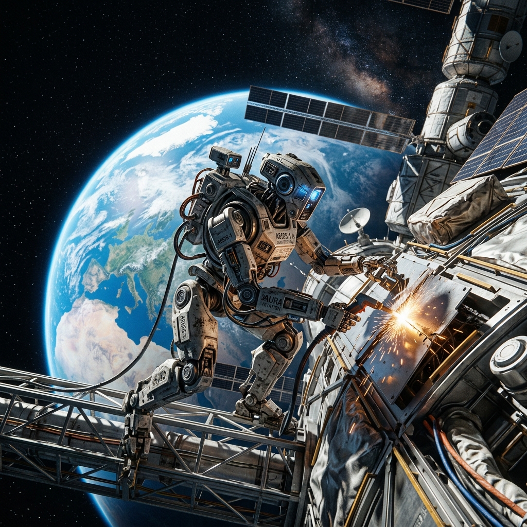 AI-Powered Robots in Space